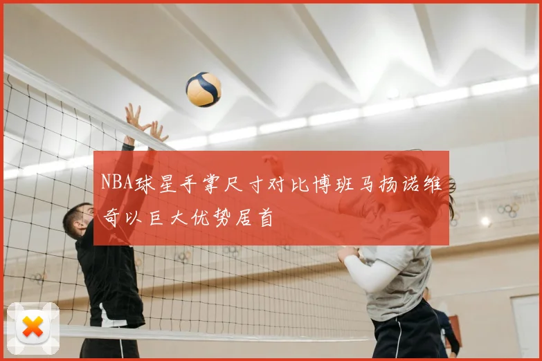 NBA球星手掌尺寸对比博班马扬诺维奇以巨大优势居首